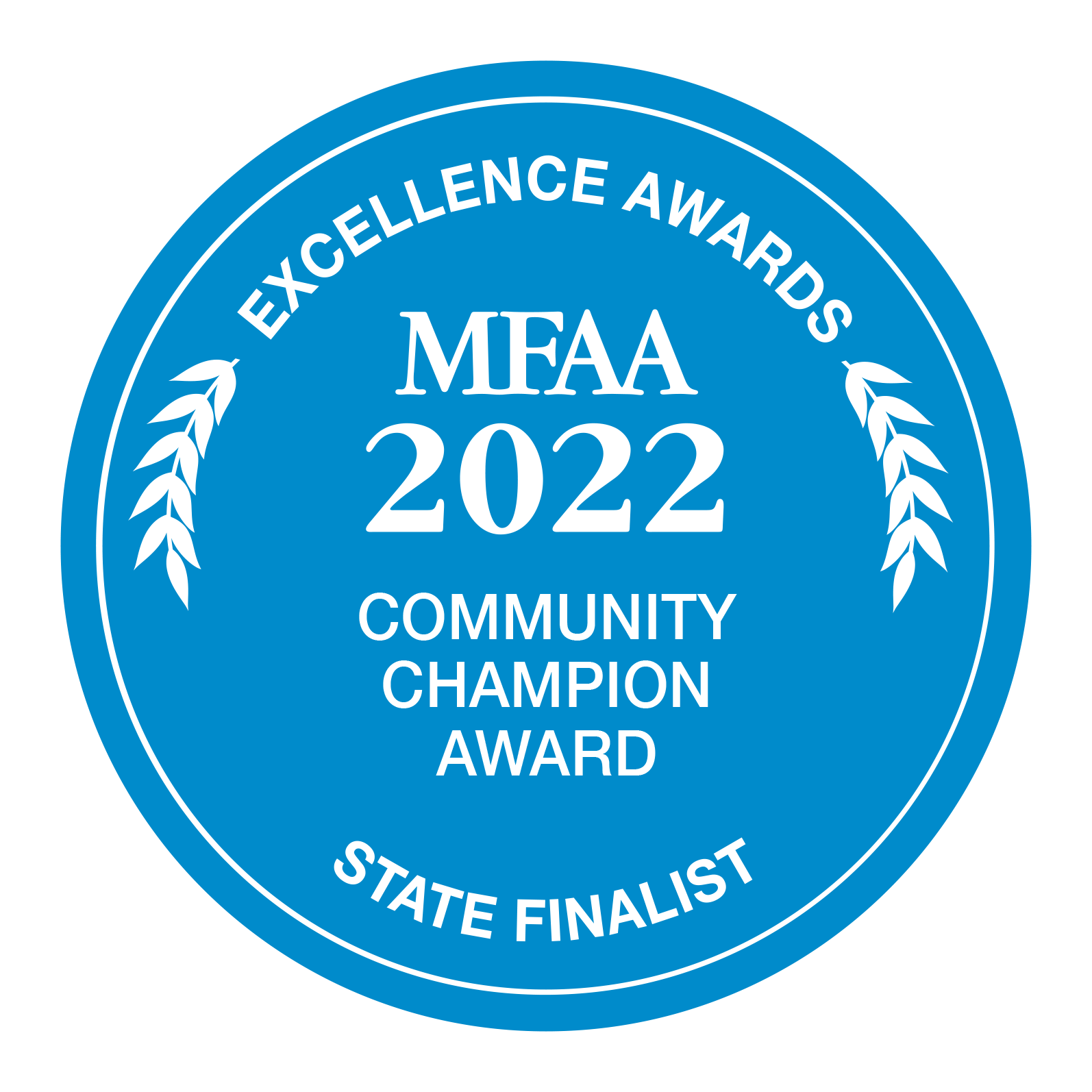 MFAA 2022 State Finalist - Community Champion Award