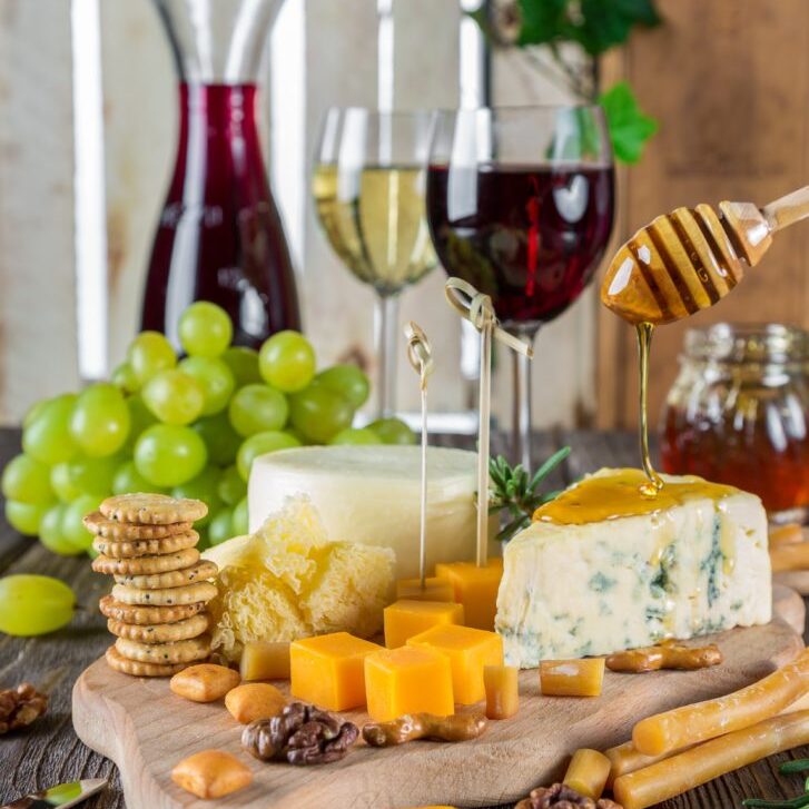 Wine and cheese